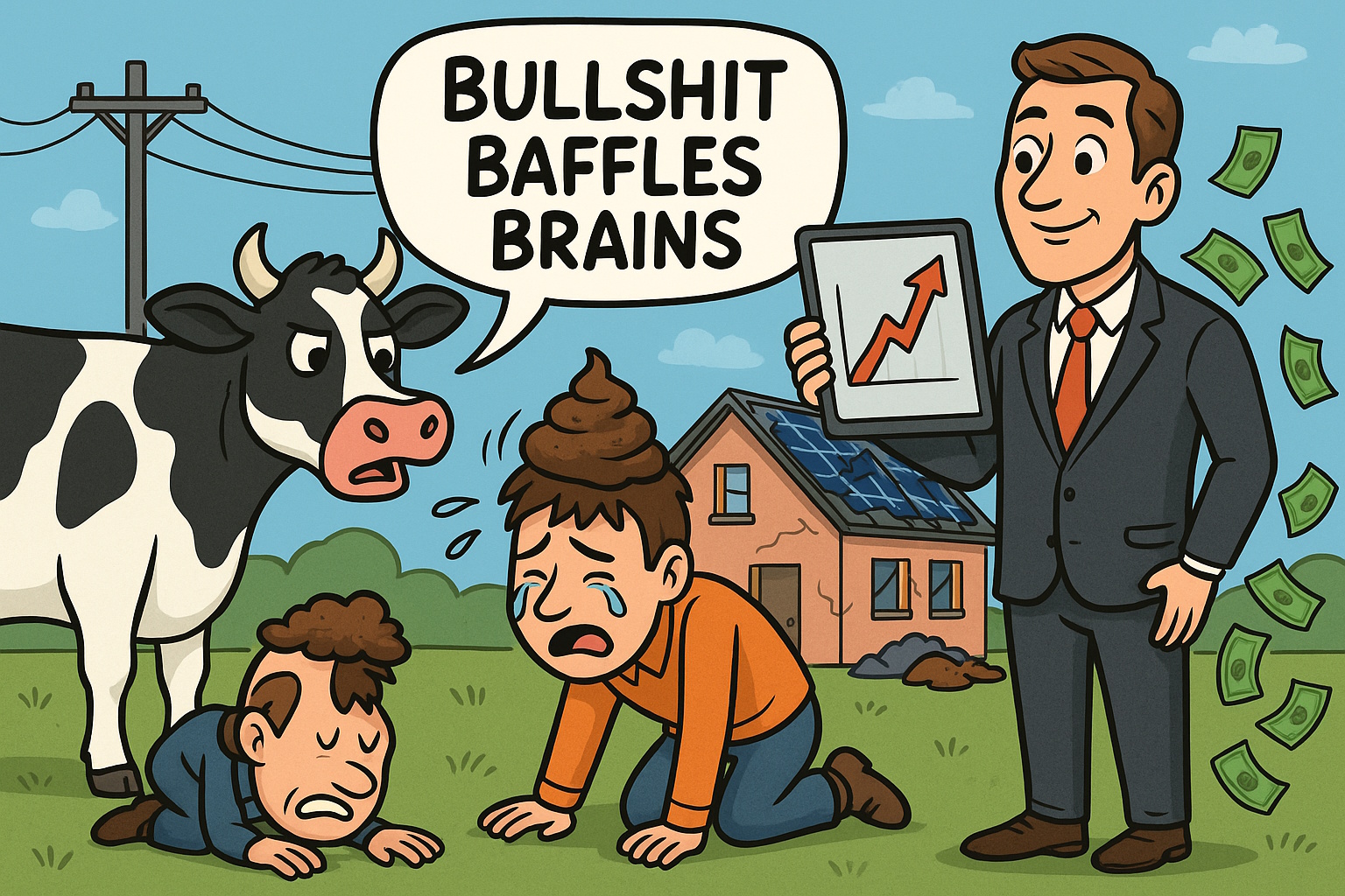 Bullshit Baffles Brains – Stop Falling for Solar Sales Tricks